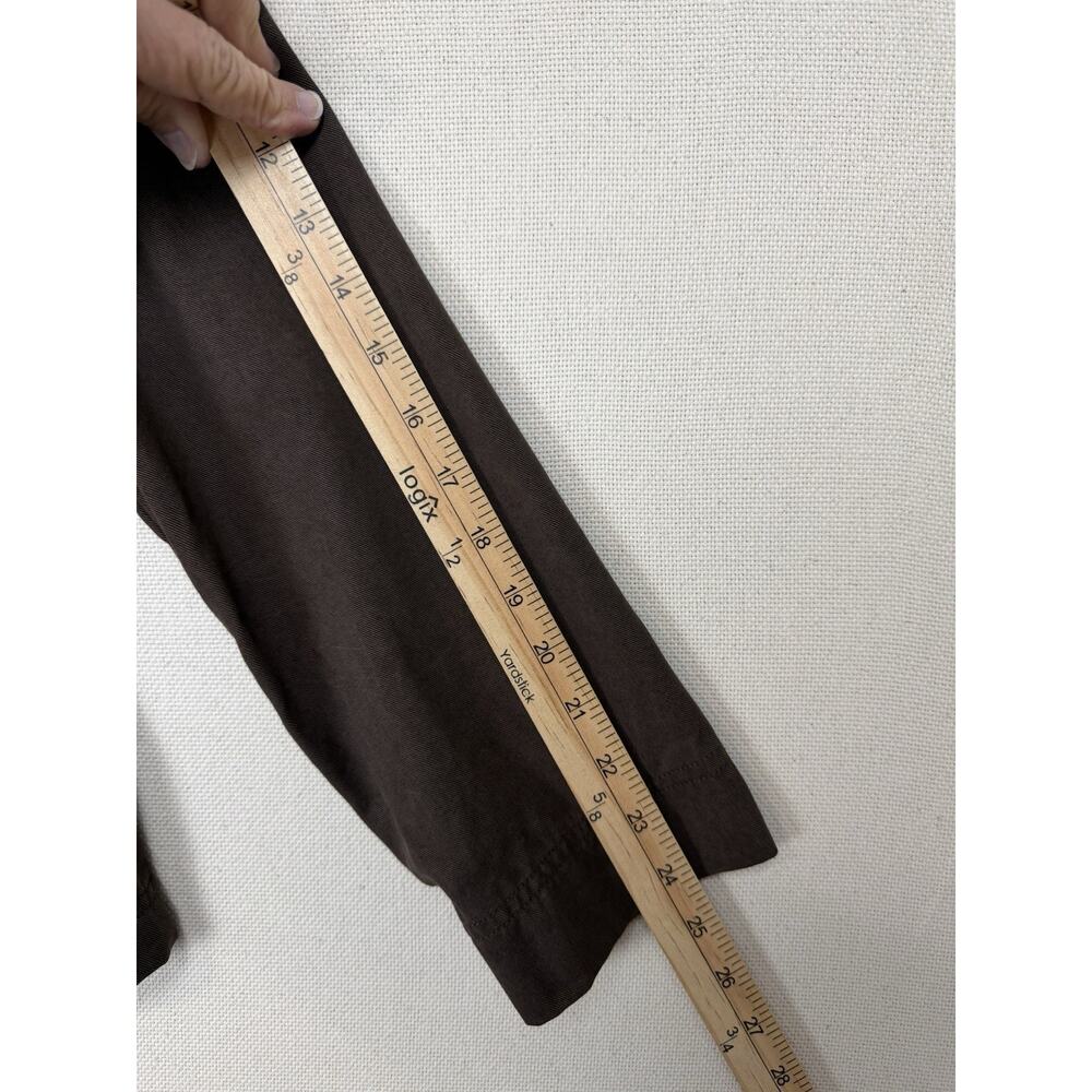Christopher & Banks Women's Jacket Button Up Brown Sz M Lightweight Pockets - Picture 10 of 16